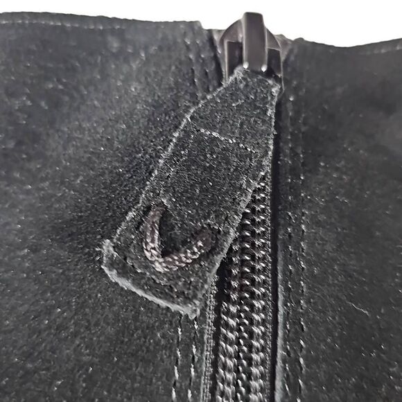 Vionic Black Suede Ankle Boots Booties Size 10 - Picture 7 of 13